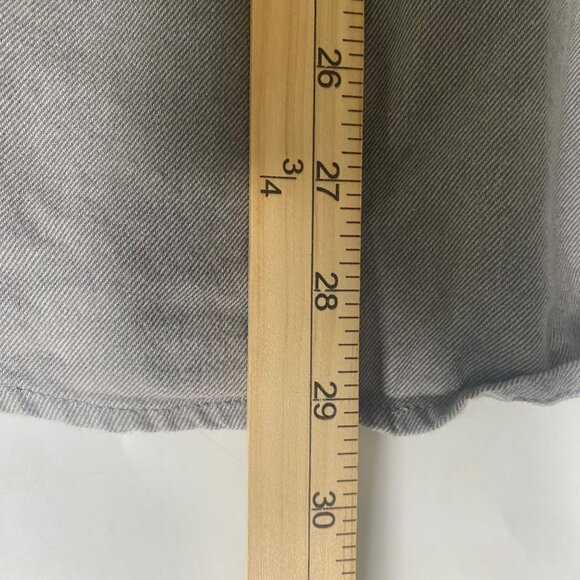 Eddie Bauer Classic Fit Shirt Mens Size M Gray Cotton Button Up Long Sleeves - Picture 8 of 10